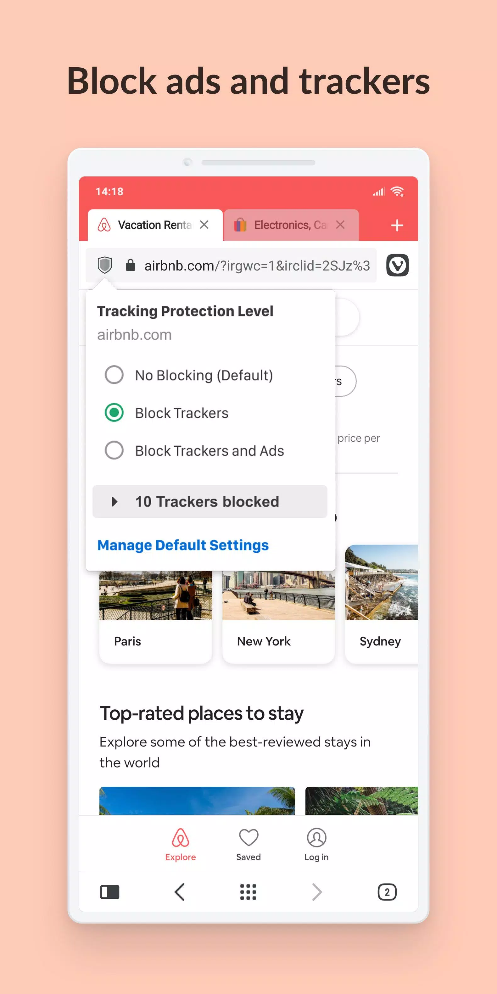 Vivaldi Browser Snapshot स्क्रीनशॉट 1