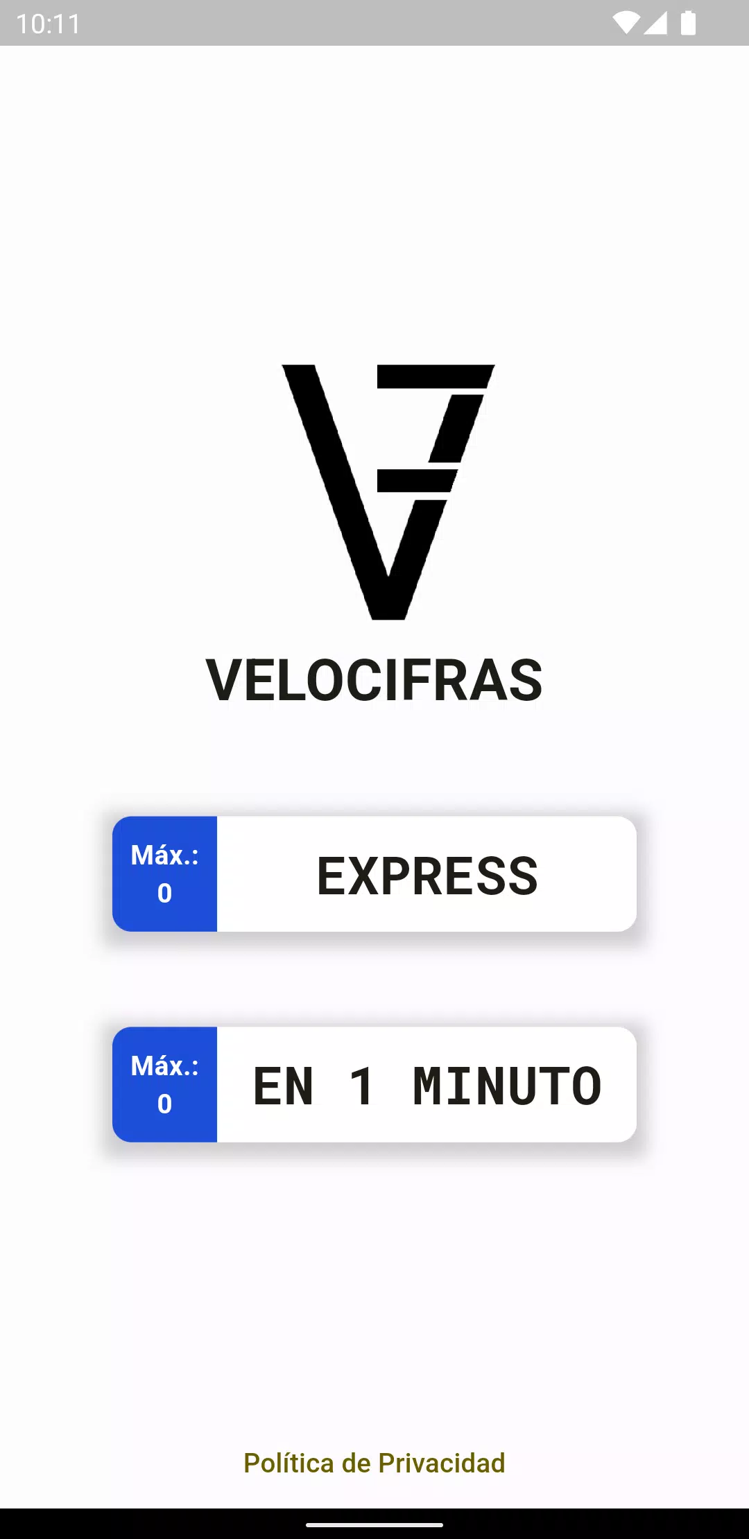 Velocifras - Juego Matrículas應用截圖第1張