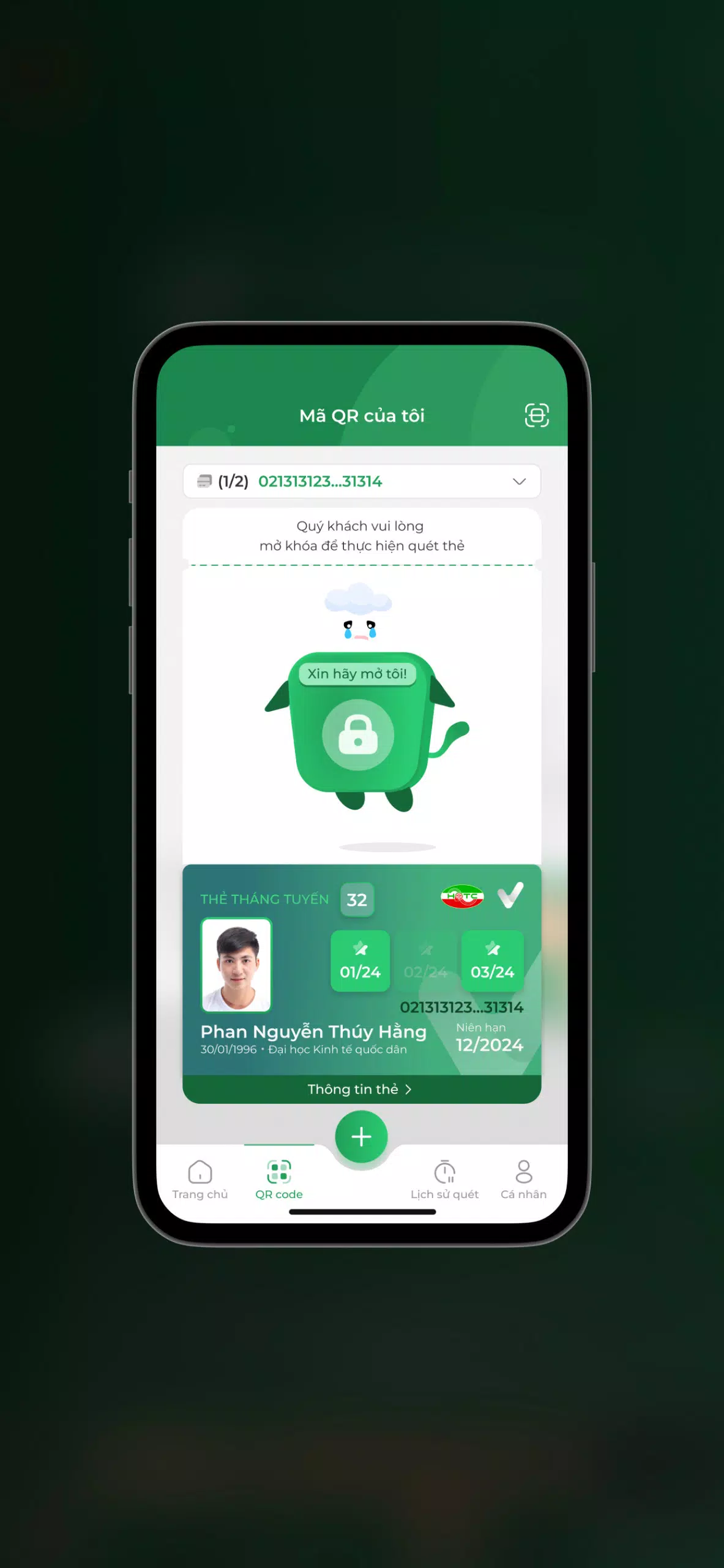 Thẻ Vé Giao Thông HN Captura de pantalla 3