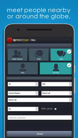 Free Dating App & Flirt Chat - MatchOcean应用截图第3张