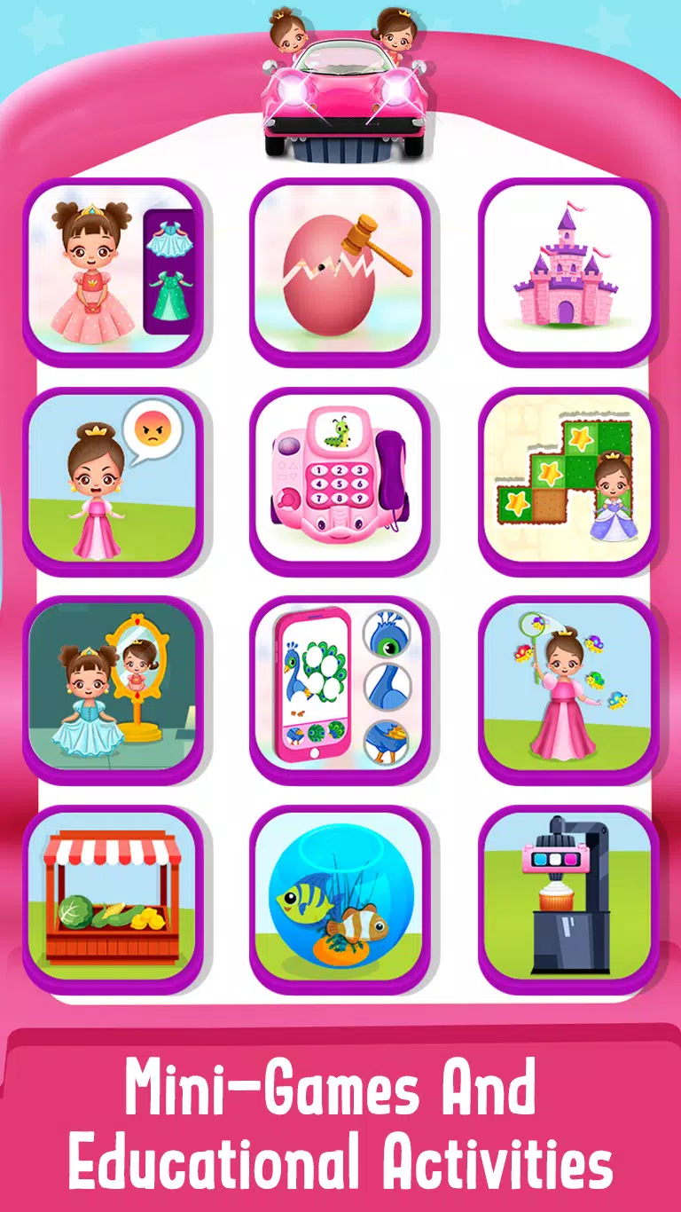 Baby Princess Car phone Toy Captura de tela 2