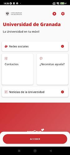 UGR App Universidad de Granada 스크린샷 1