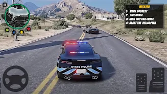 Police Car Chase Criminal Game Captura de pantalla 3