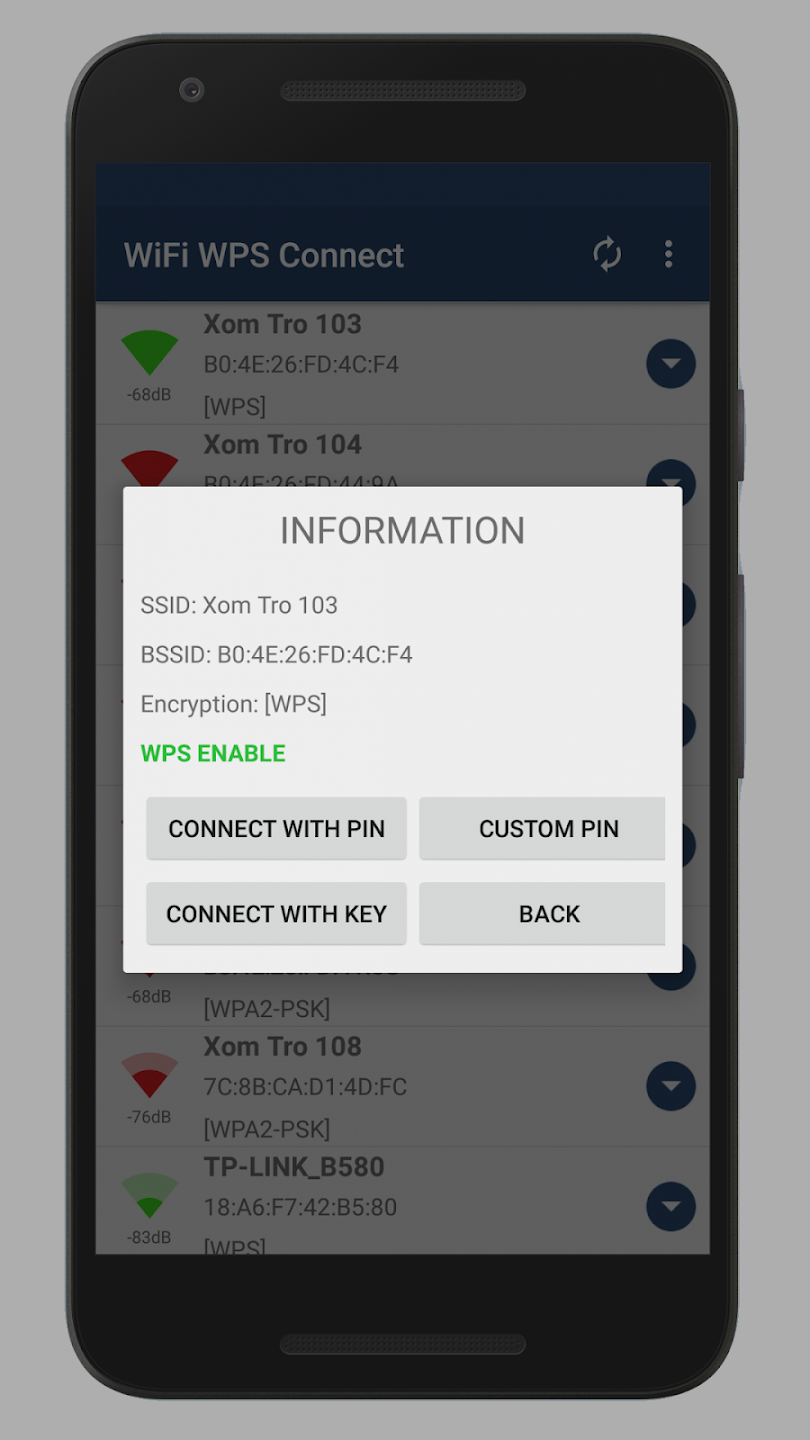 WiFi WPS Connect スクリーンショット 2
