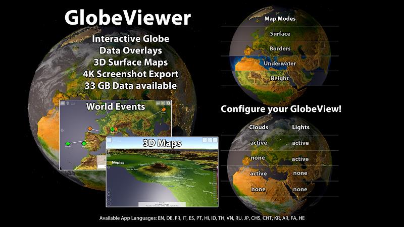 GlobeViewer Capture d'écran 1