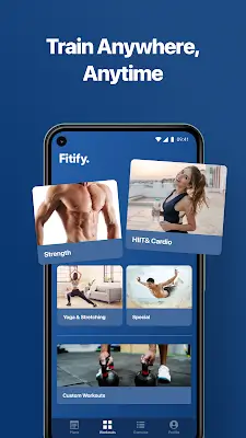 Fitify: Fitness, Home Workout Captura de pantalla 3