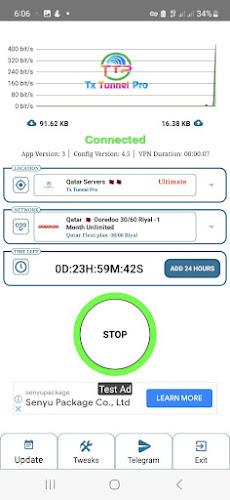Tx Tunnel Pro - Super Fast Net Screenshot 3