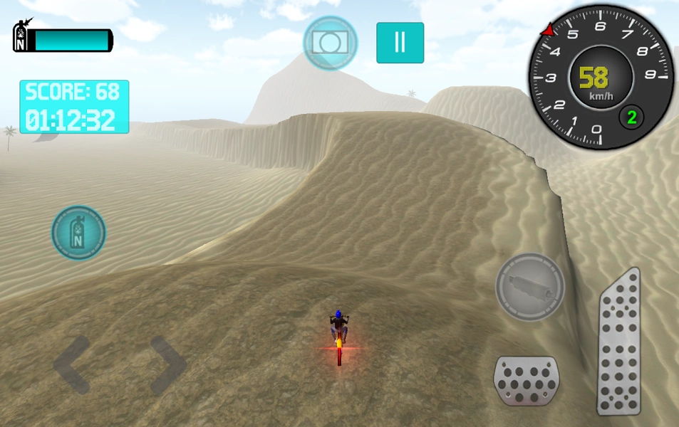 Bike Offroad Simulator स्क्रीनशॉट 2