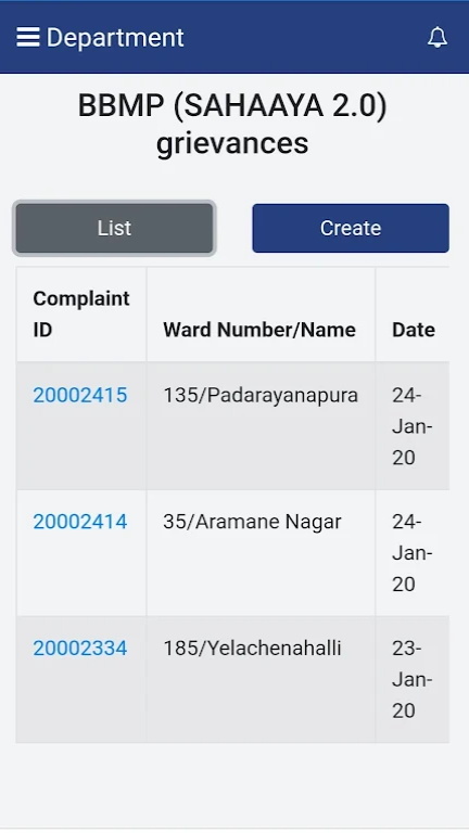 Sahaaya 2.0 (Namma Bengaluru)應用截圖第1張