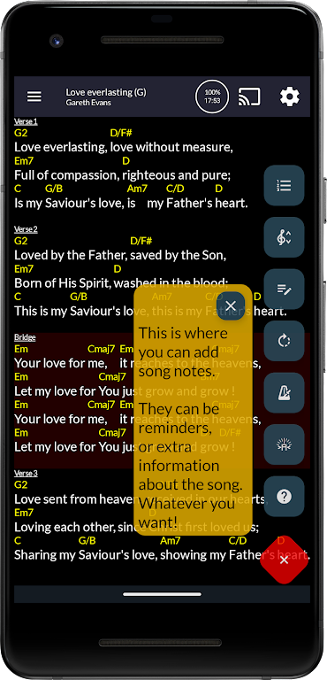 OpenSongApp - Songbook Captura de pantalla 2