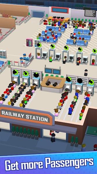 Railway Tycoon - Idle Game Mod Capture d'écran 4