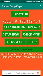 Router Setup Page - WiFi Passw スクリーンショット 2