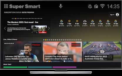 Super Smart TV Launcher Скриншот 1