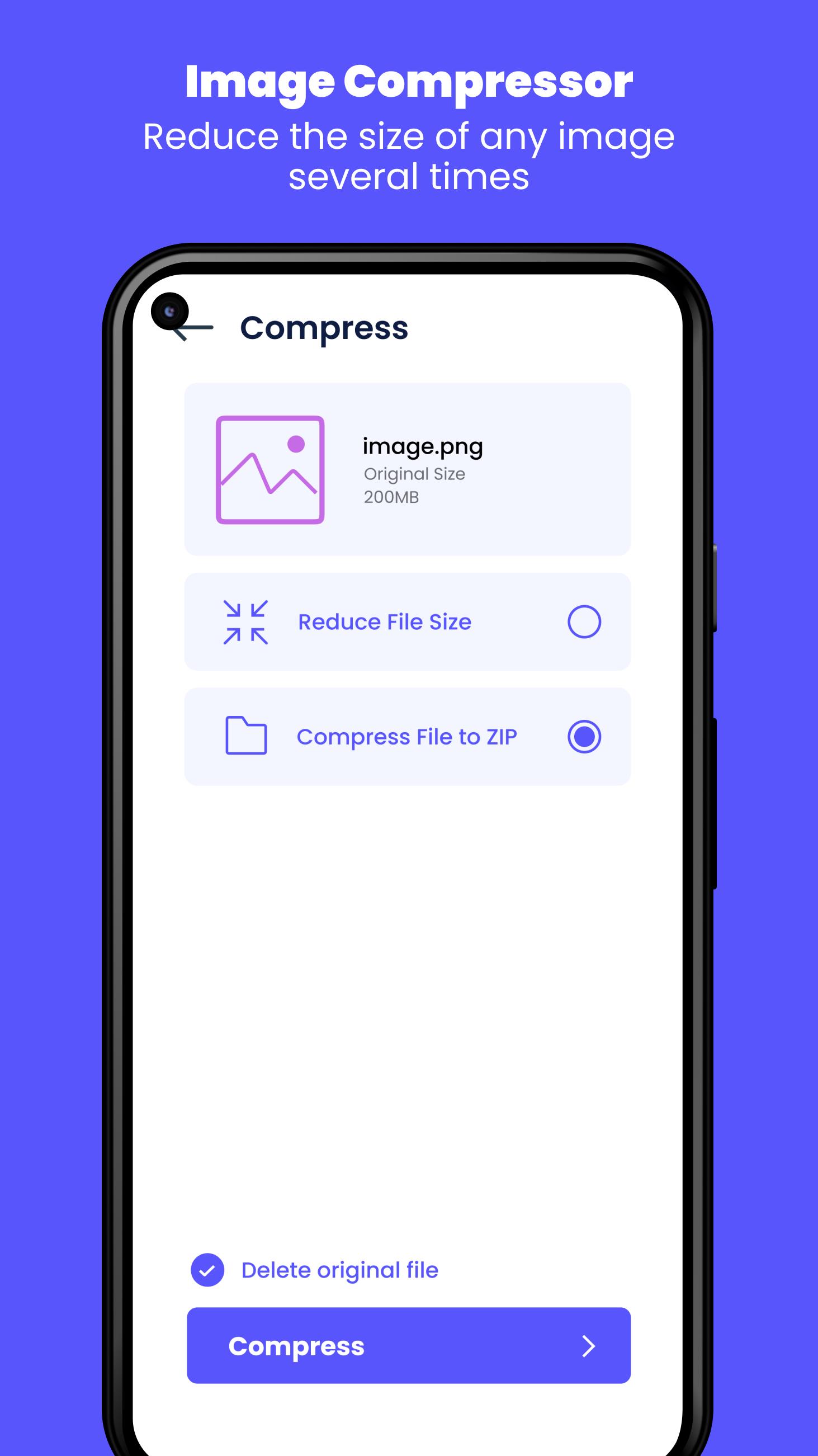 File Compressor: Compress File Скриншот 4