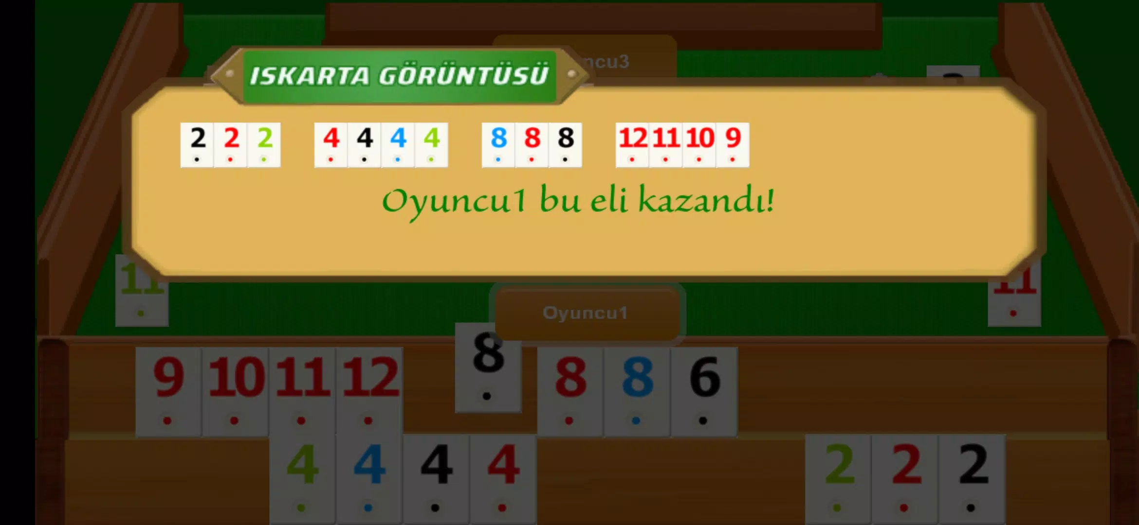 Düz Okey - İnternetsiz应用截图第4张