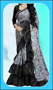 Women Fashion Ruffle Sarees Screenshot 4