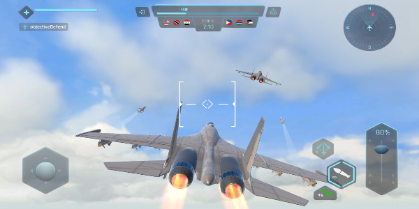 Sky Warriors: Airplane Games应用截图第1张