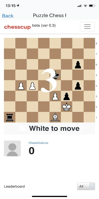 Puzzle Chess Rush स्क्रीनशॉट 1