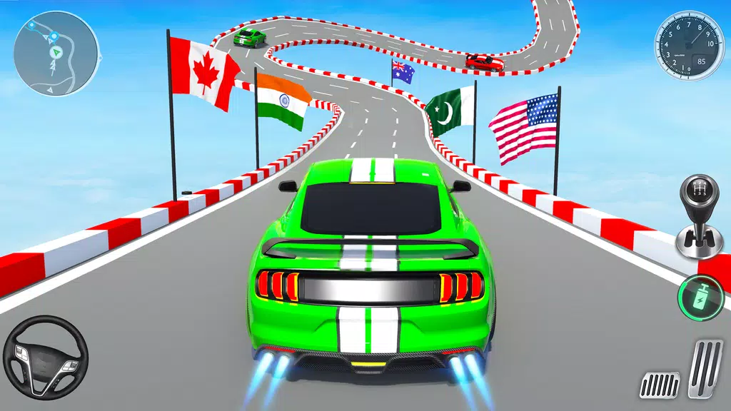Muscle Car Stunts - Ramp Car Capture d’écran 1