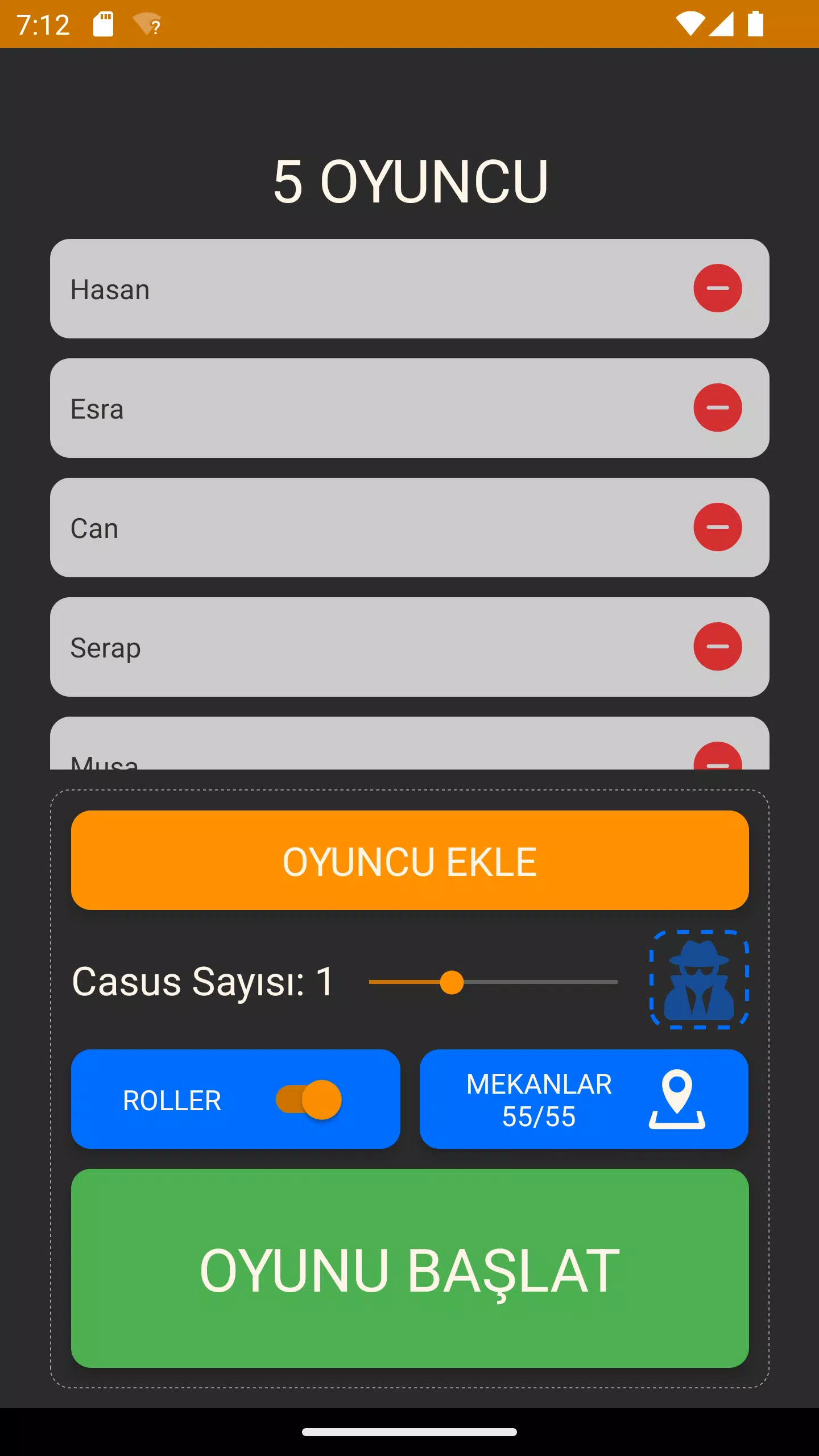 Spyfall應用截圖第1張