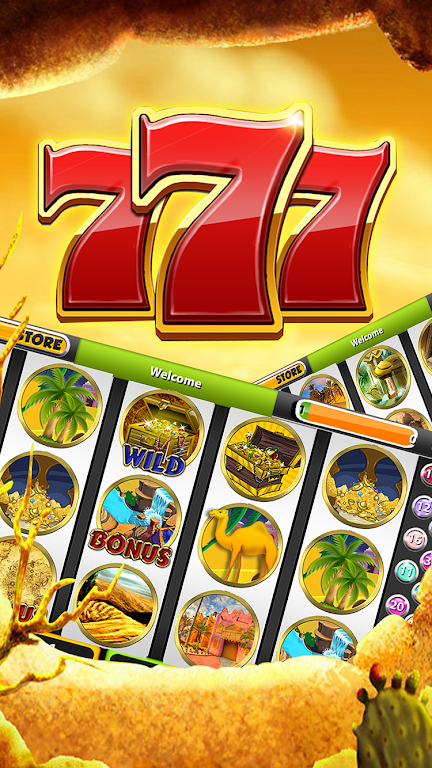 Desert Treasure Slot Machine 7 स्क्रीनशॉट 2
