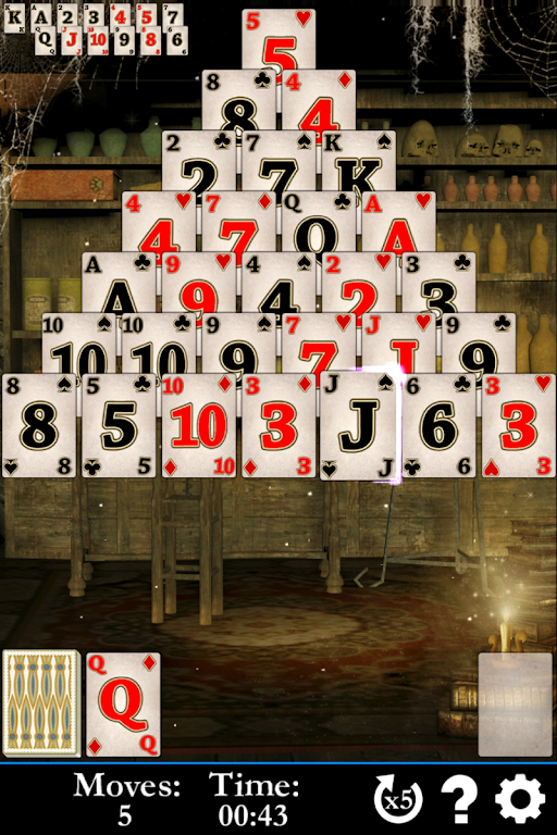 Tripeaks Solitaire - Wizards 스크린샷 4