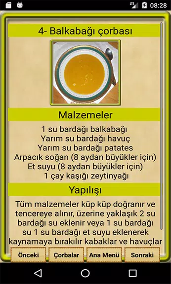 Bebekler İçin Yemek Tarifleri应用截图第3张