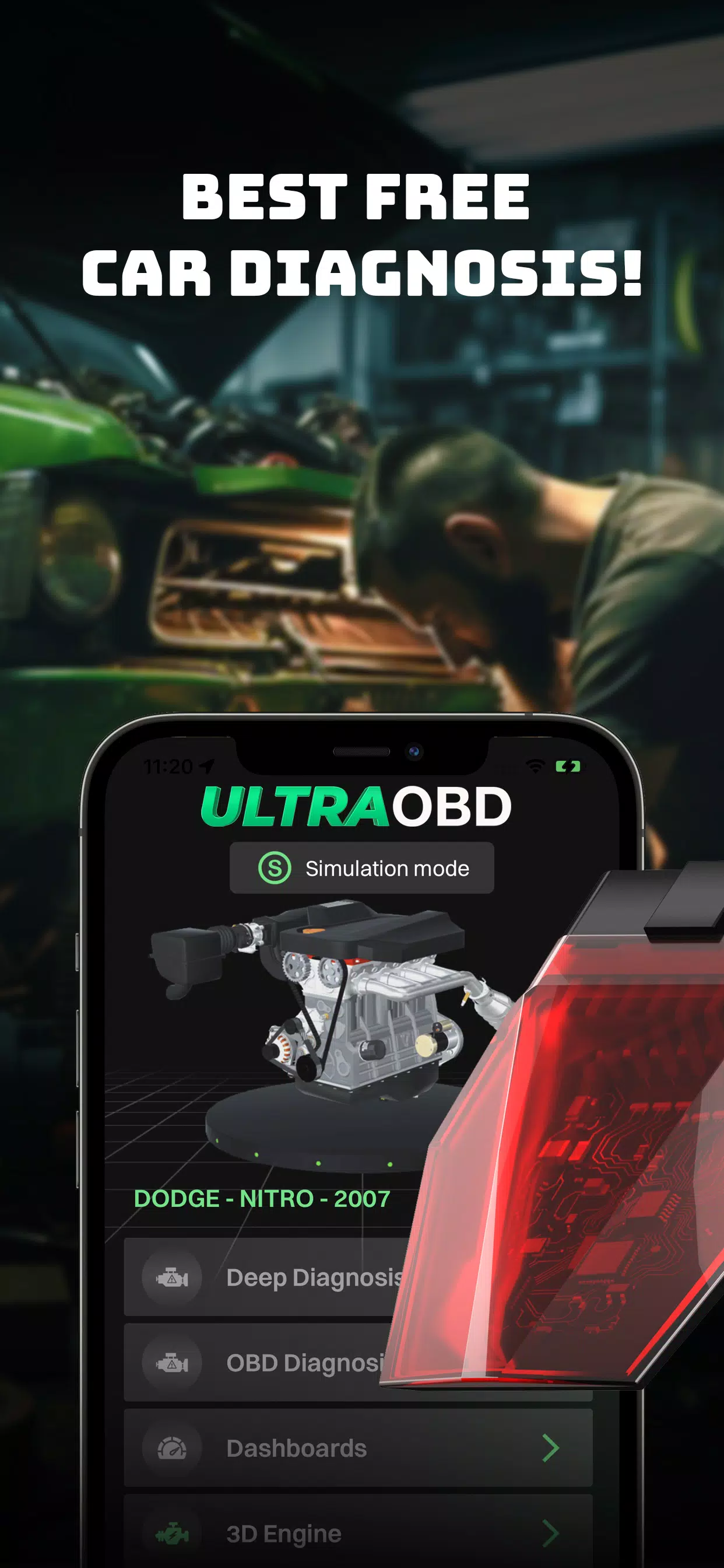 ULTRA OBD OBD2 CAR SCANNER ELM Captura de pantalla 1