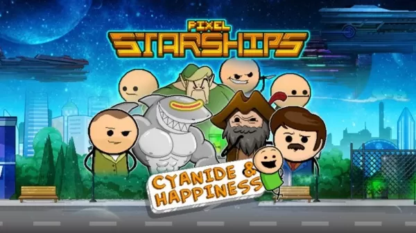 Pixel Starships presenta colaboración Cyanide & Happiness, presentando nuevos personajes y humor loco.