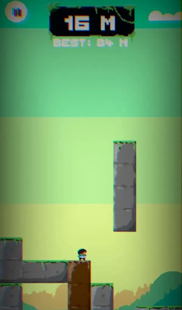 Captura de tela Blockcharted mostrando uma figura diminuta ao lado de blocos de formato estranho