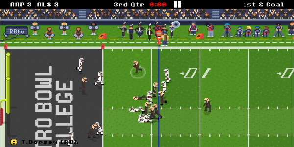 Retro Bowl College Скриншот 1