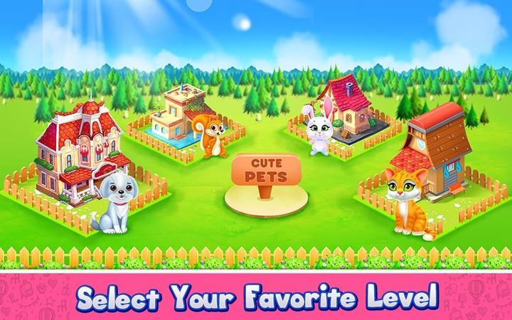 Cute Pets Caring and Dressup Captura de pantalla 2