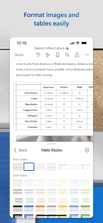 Microsoft Word Write Edit & Share Docs on the Go Screenshot 3