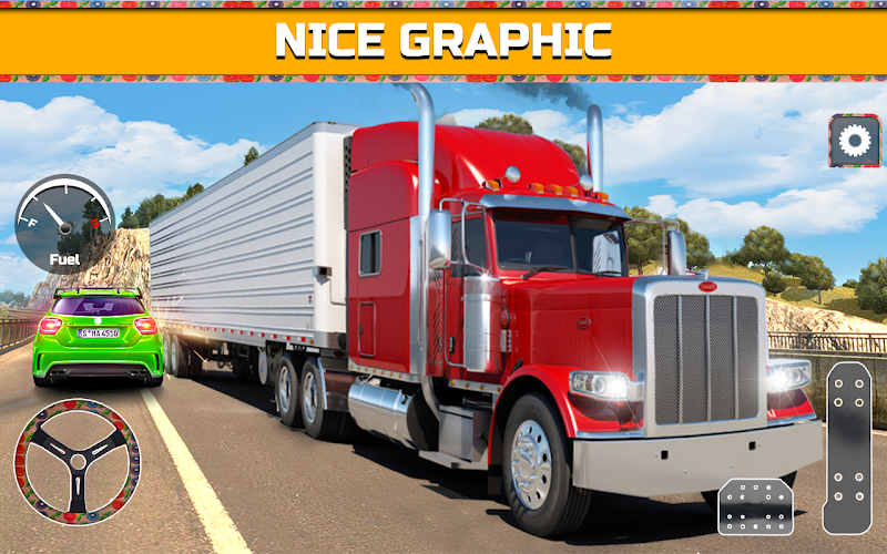 PK Cargo Truck Transport Game Скриншот 3