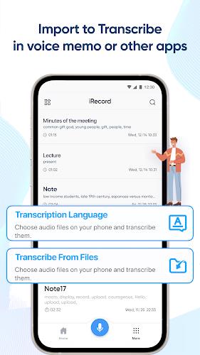 iRecord: Transcribe Voice Note Captura de pantalla 2