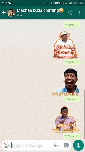 Tamil Stickers: WAStickerApps 스크린샷 4