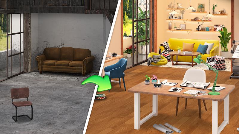 Merge & Design: House Makeover Screenshot 1