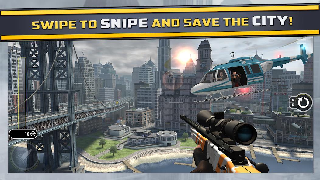 Pure Sniper: 3D Baller Spiele Screenshot 1