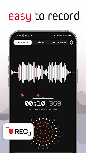 Voice Recorder Pro - VoiceX स्क्रीनशॉट 1