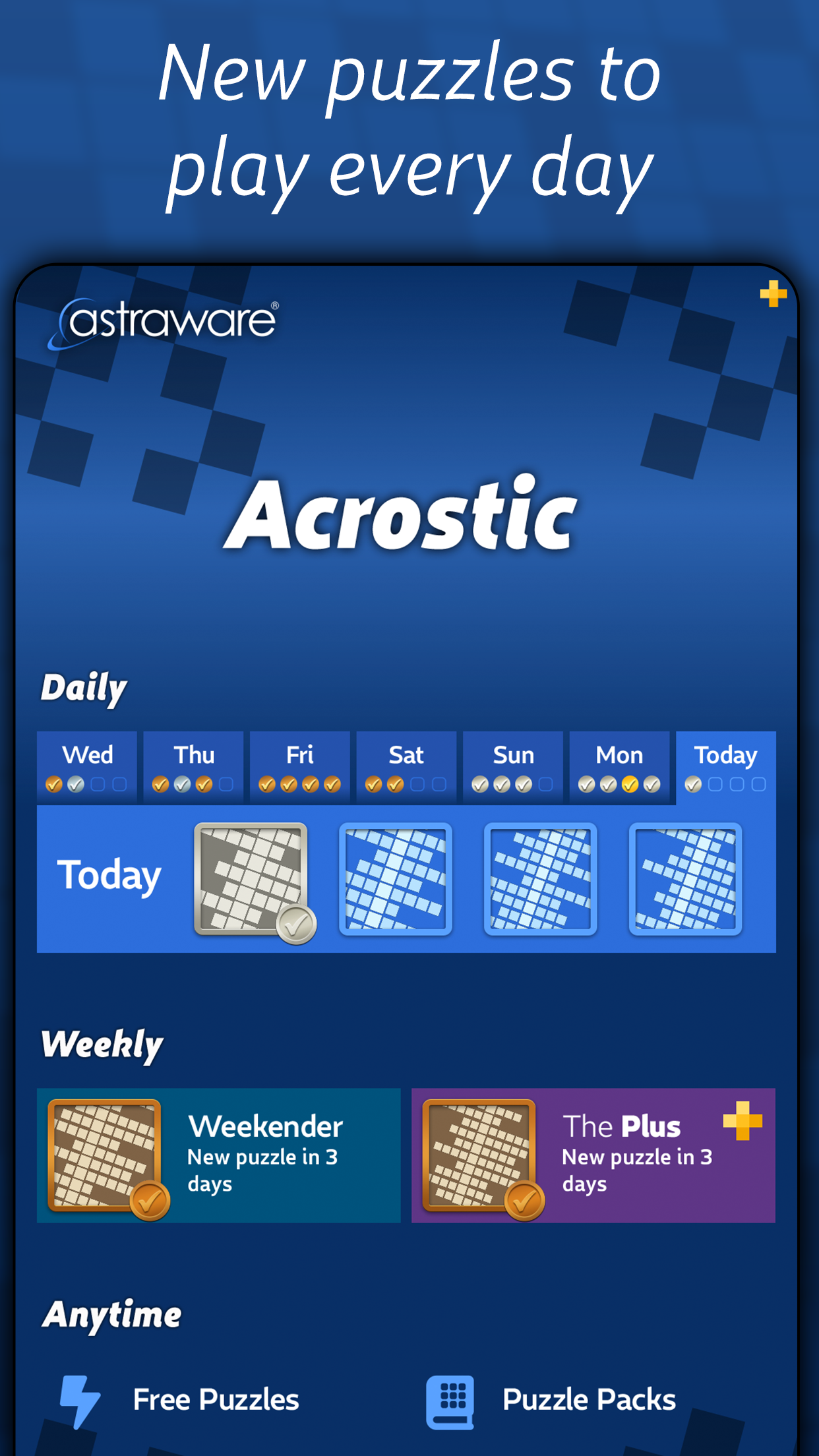 Astraware Acrostic 스크린샷 4