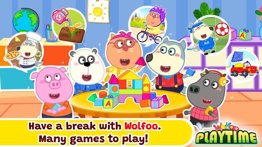 Wolfoo Playtime School Stories應用截圖第1張