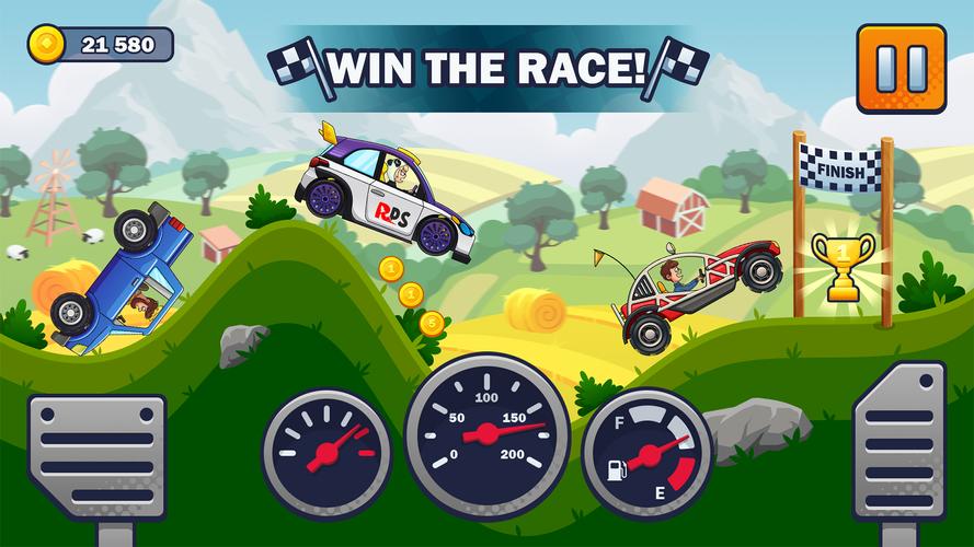 Racing Hills! Offroad Car Game Captura de pantalla 1