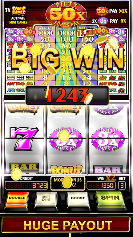 Triple Fifty Times Pay - Free Vegas Style Slots應用截圖第1張