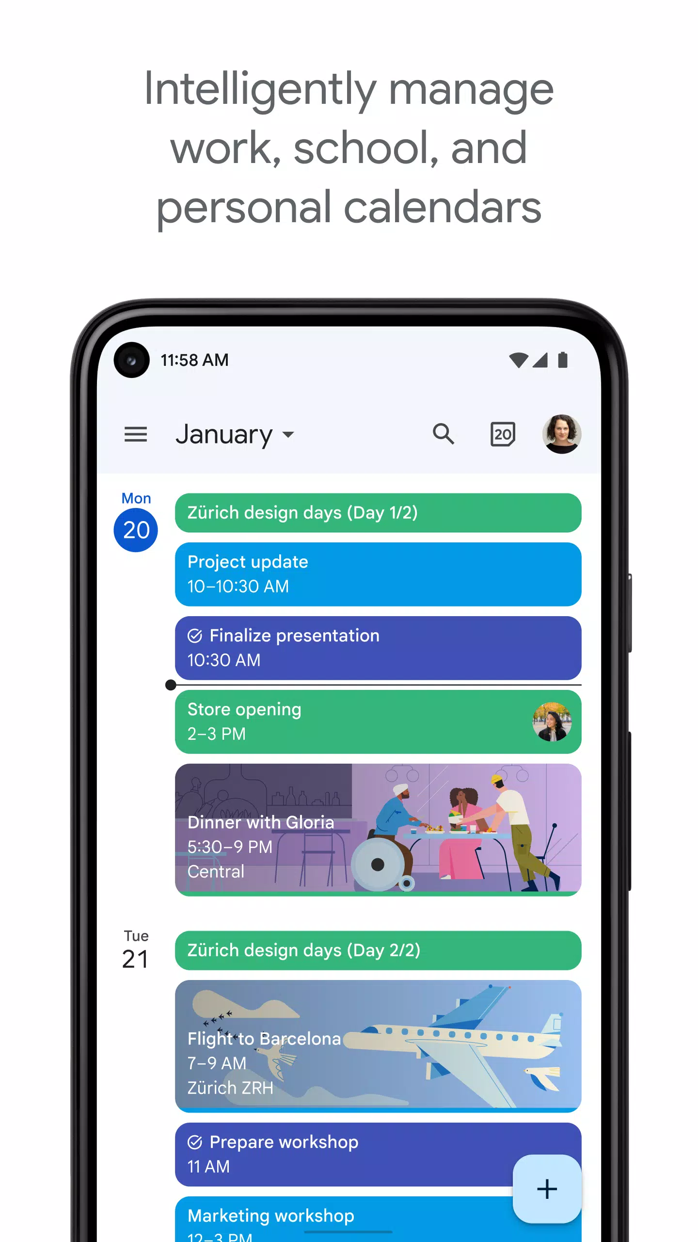 Google Agenda Captura de tela 1