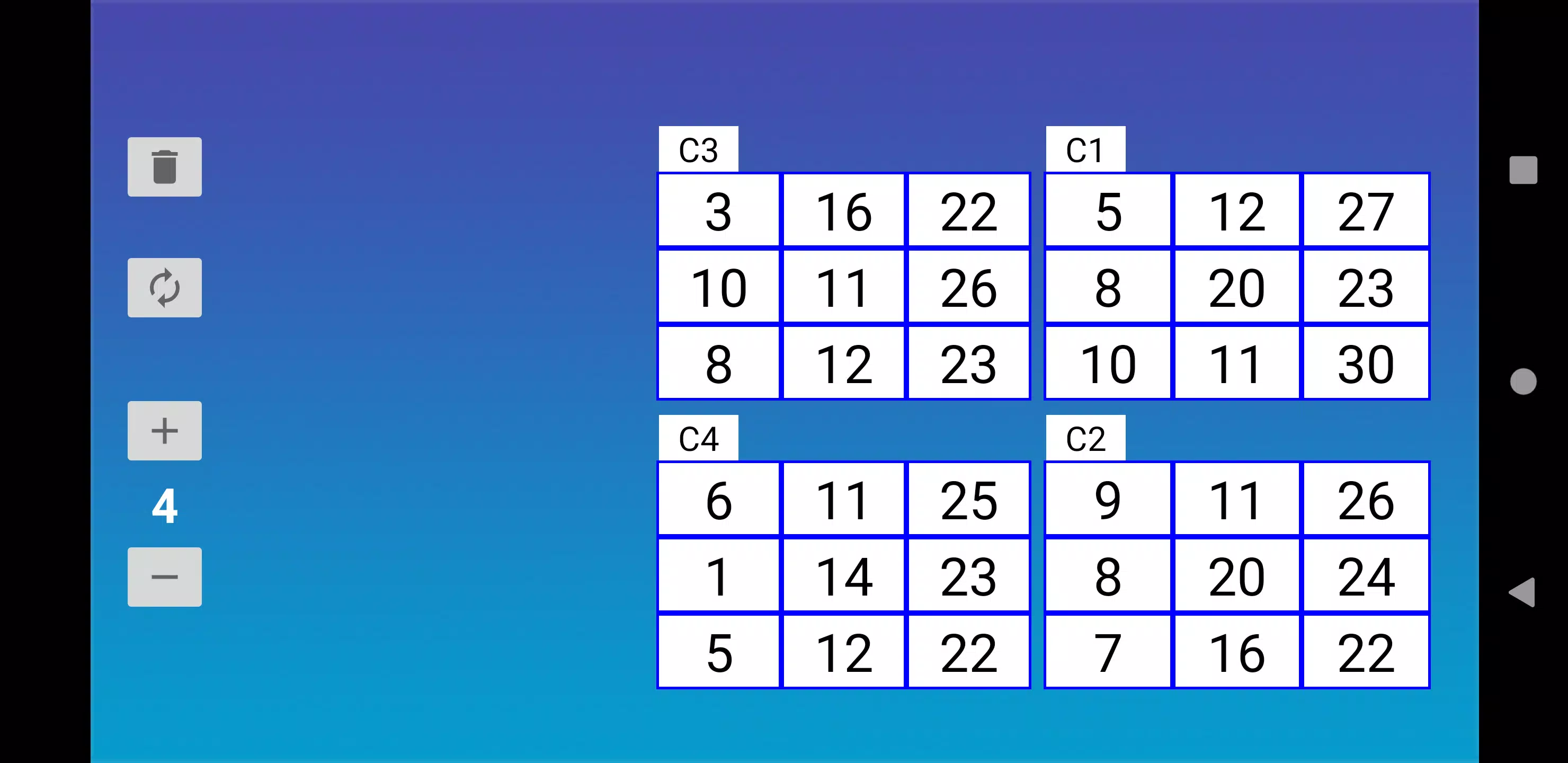 Bingo RS Cards Скриншот 4