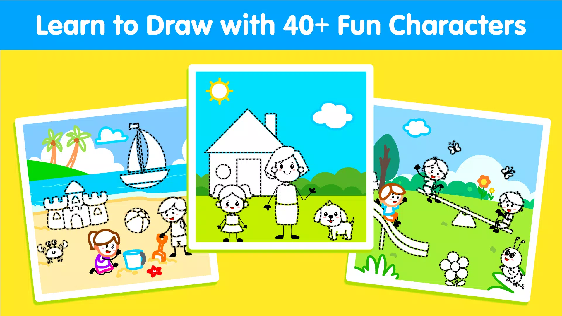 Kids Drawing & Coloring Book Capture d’écran 1
