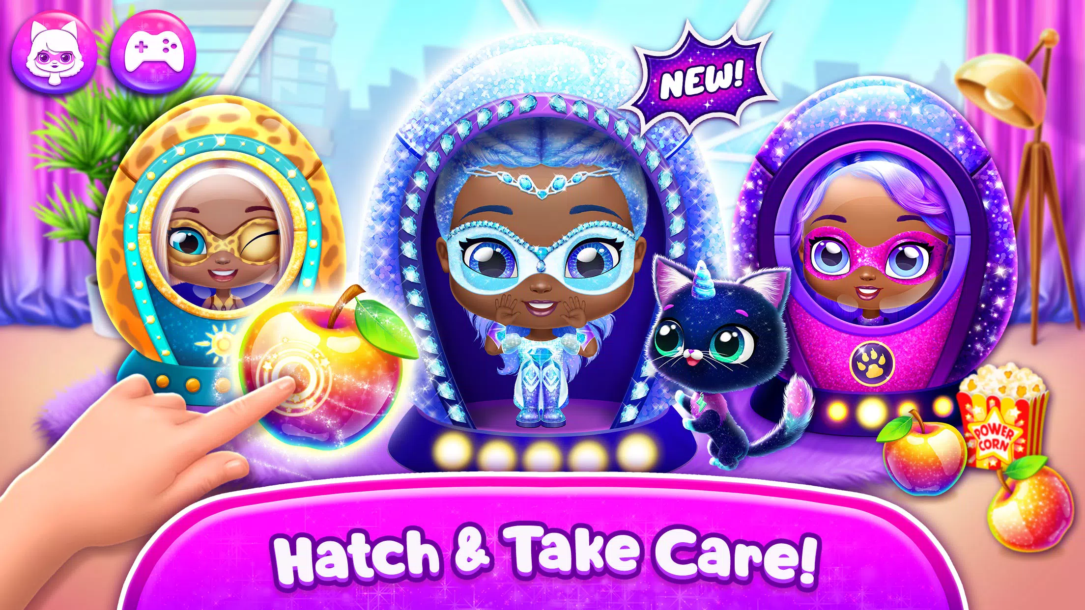 Power Girls - Fantastic Heroes Captura de tela 2