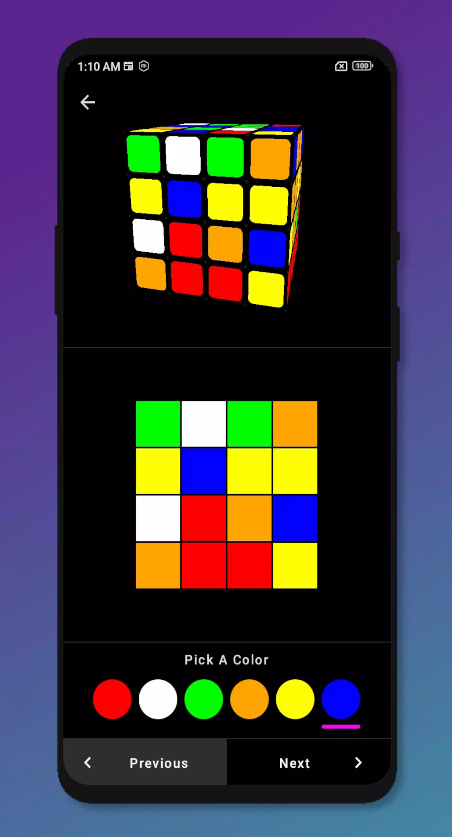 Rubik’s Cube Solver 4x4 스크린샷 4