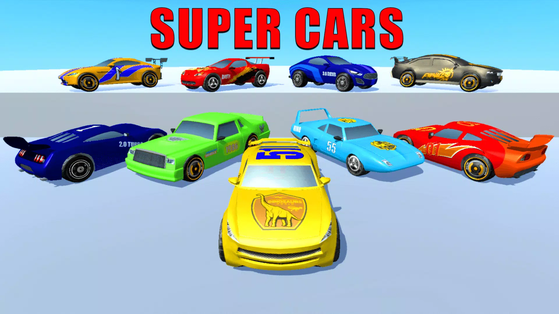 Carreras De Autos Para Niños Captura de pantalla 2