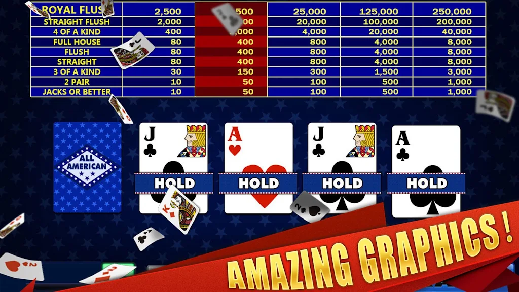 All American & Double Bonus - VIDEO POKER應用截圖第2張